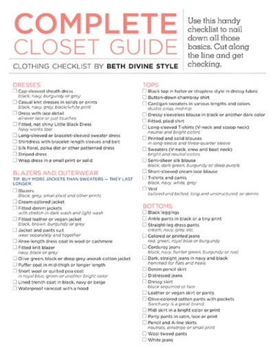Indianapolis Wardrobe Stylist Beth Divine Shares Her Complete Closet Guide