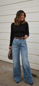 Wide Leg Jeans are in according to Image Consultant Beth Divine