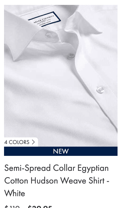 Indianapolis Men's Styling white button up dress shirt
