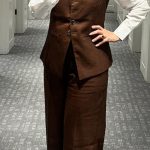 Personal Image Consultant Beth Divine recommends finding the right top to match with wider leg pants image shows Beth Divine